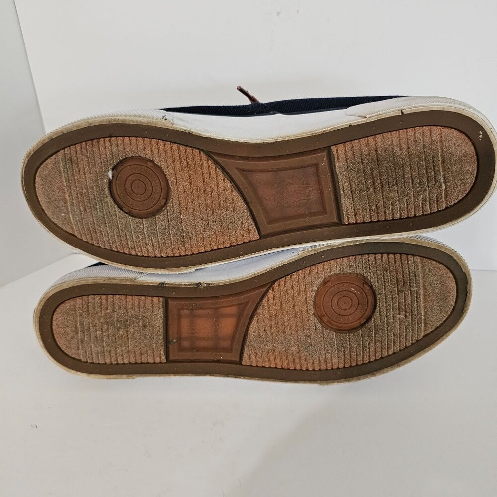 Polo Ralph Lauren Mens‎ Navy Canvas Sneakers Size 11《779》S - Picture 8 of 10